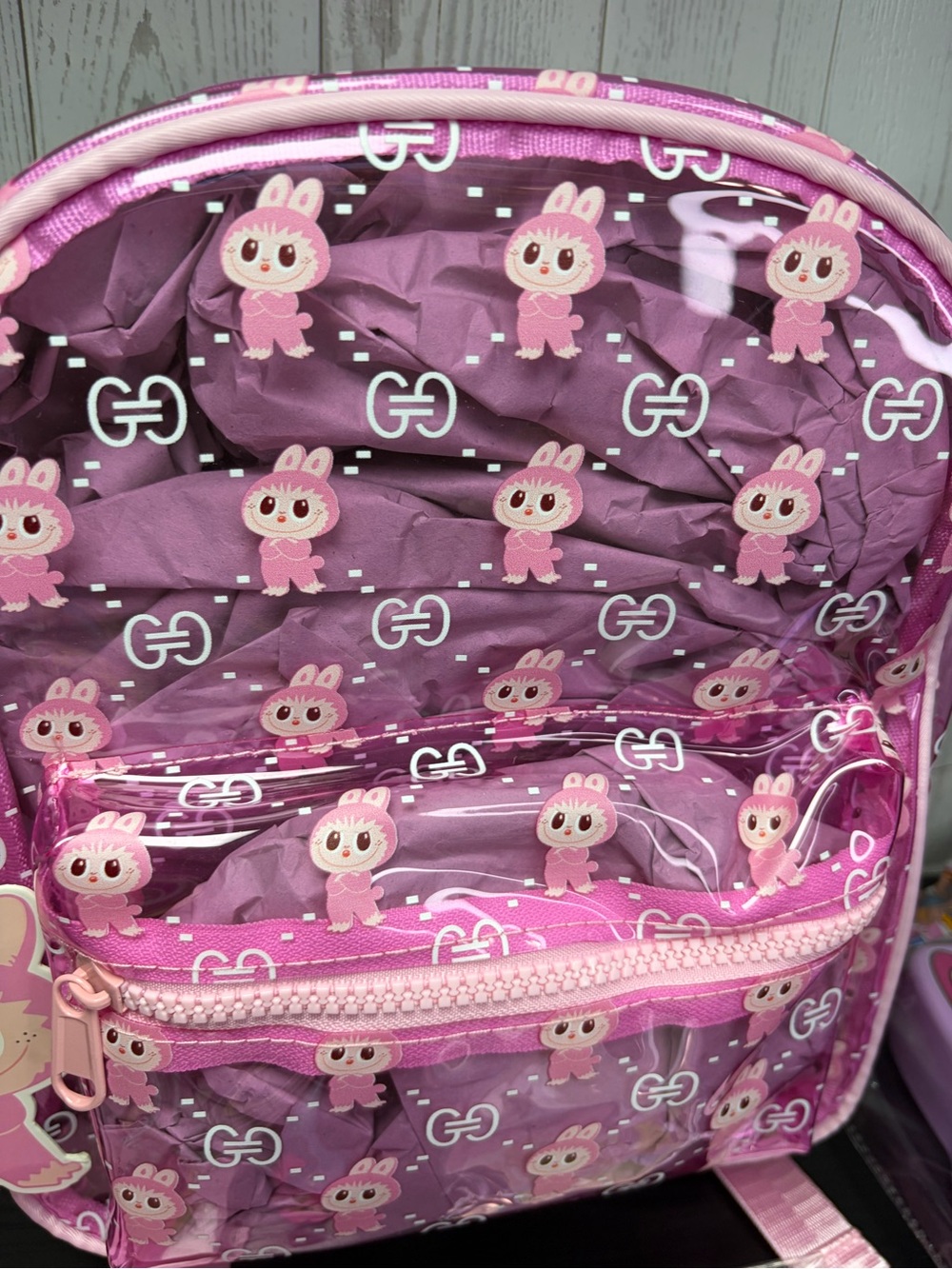 7pc Labubu Back To School Bundle!! Backpack,Pencil case,journal,crayons AND MORE - Picture 3 of 14